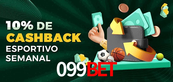 10% de bônus de cashback na 099Bet